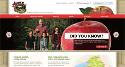 Desktop Screenshot of nyapplecountry.com